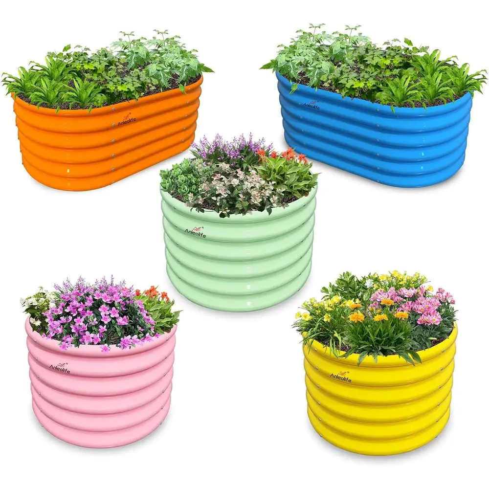 Kids Outdoor Garden - 5-Pack 18 Tall Kids Mini Raised