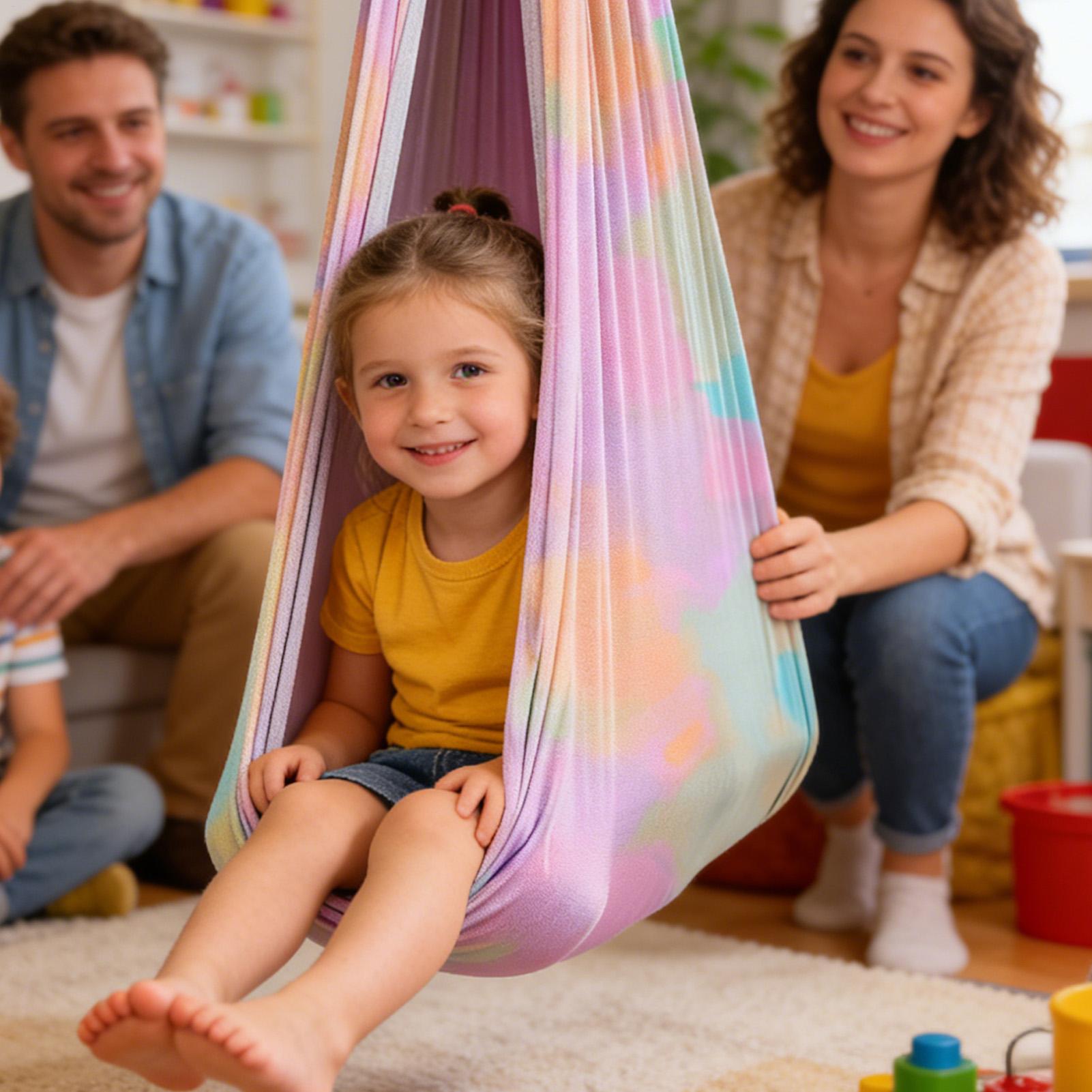 Kids Outdoor Hammock - Kids Swing Strong Load-Bearing Cuddle Chair