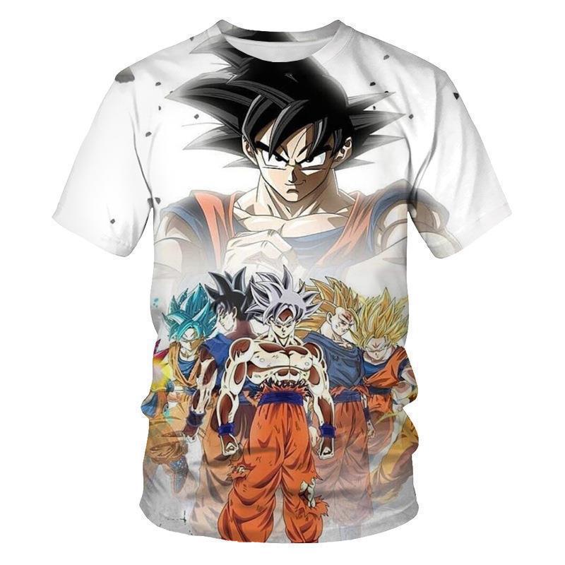 Tee Ball Set - 2026 Dragon Ball T-shirt Children's 3D