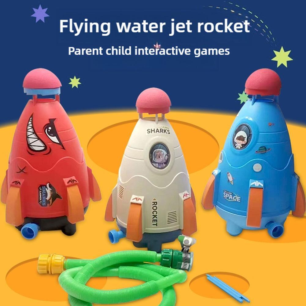 Kids Outdoor Garden - Rocket Launcher Toys Rocket Water Sprinklers