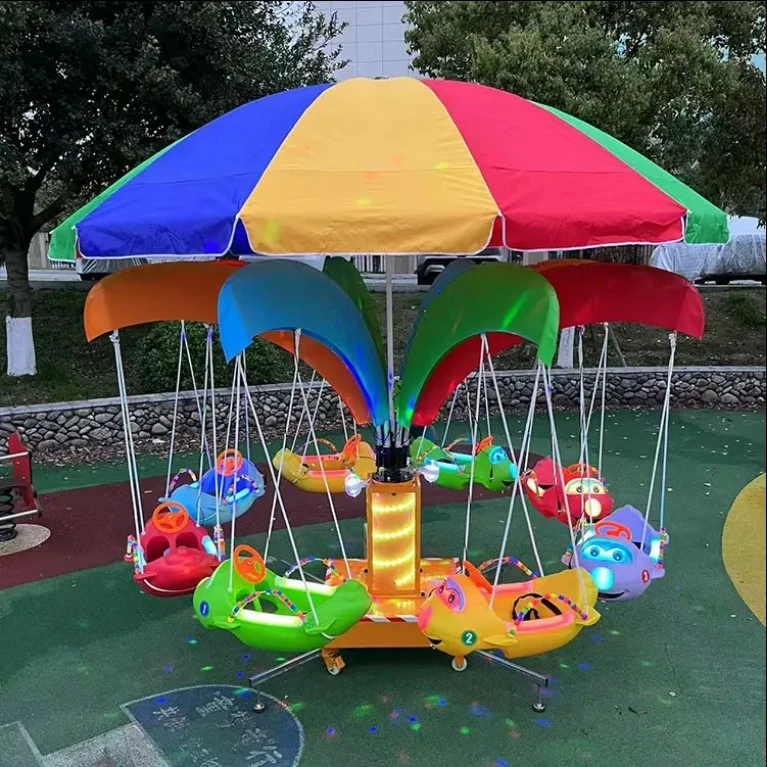 Kids Outdoor Merry Go Round - 2026 Swing Chair Mini Merry Go