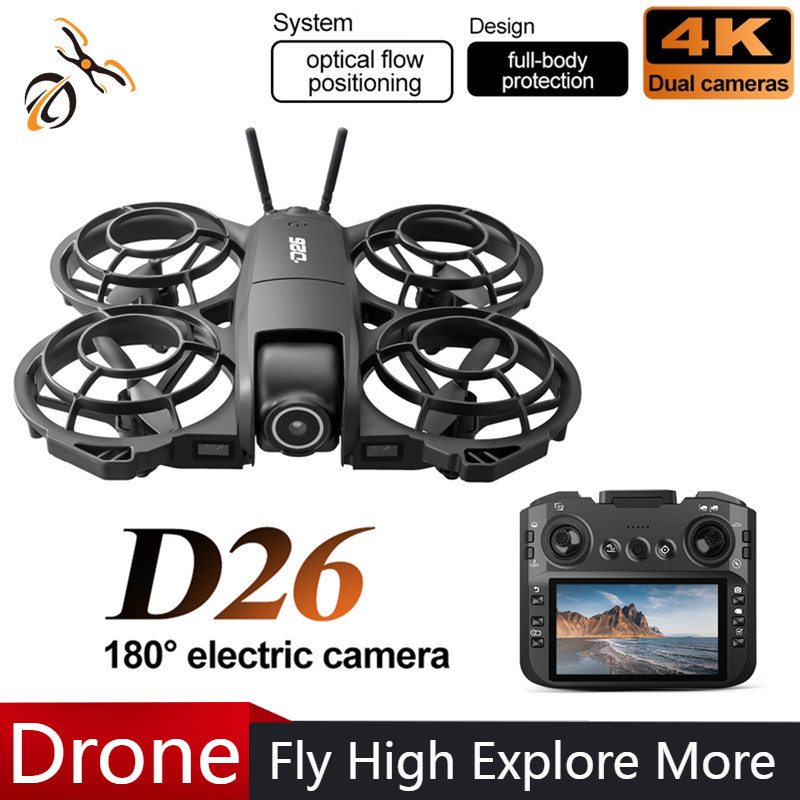 Kids Outdoor Toy Storage - D26 Drone 4K Aerial HD 180°