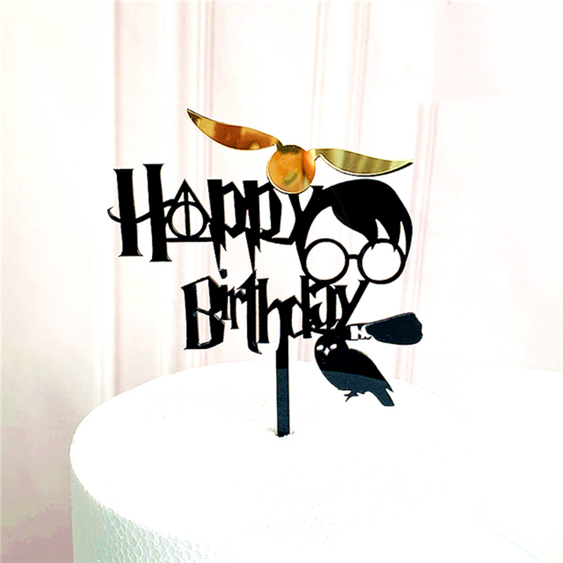 Kids Outdoor Merry Go Round - New Cartoon Happy Birthday Acrylic Cake