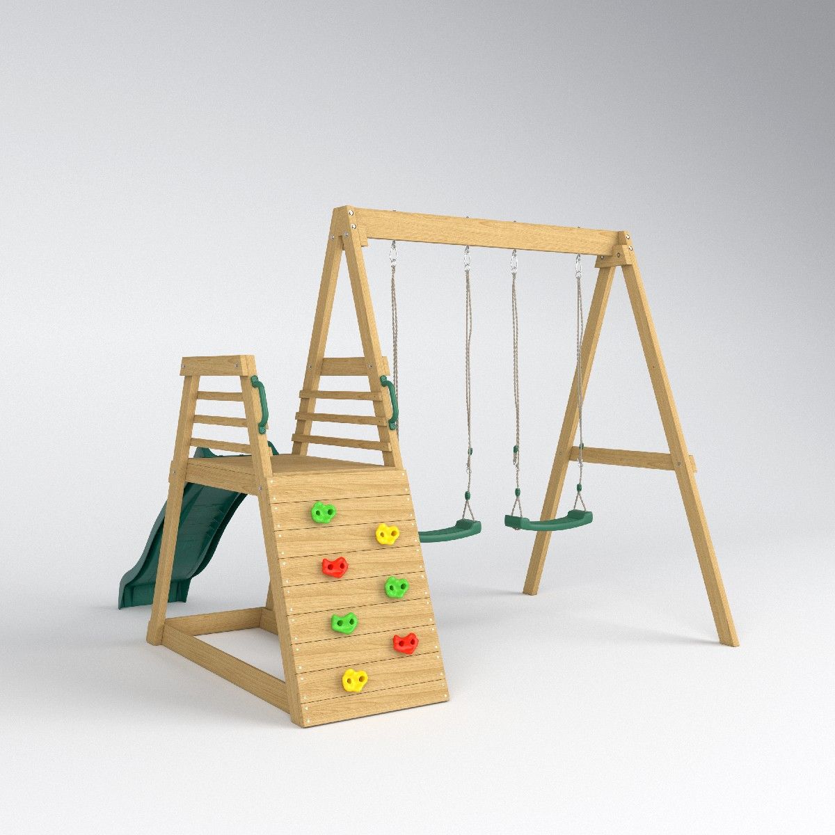 Kids Outdoor Garden Set - 2026 Jungle Gym Slide Swing Garden