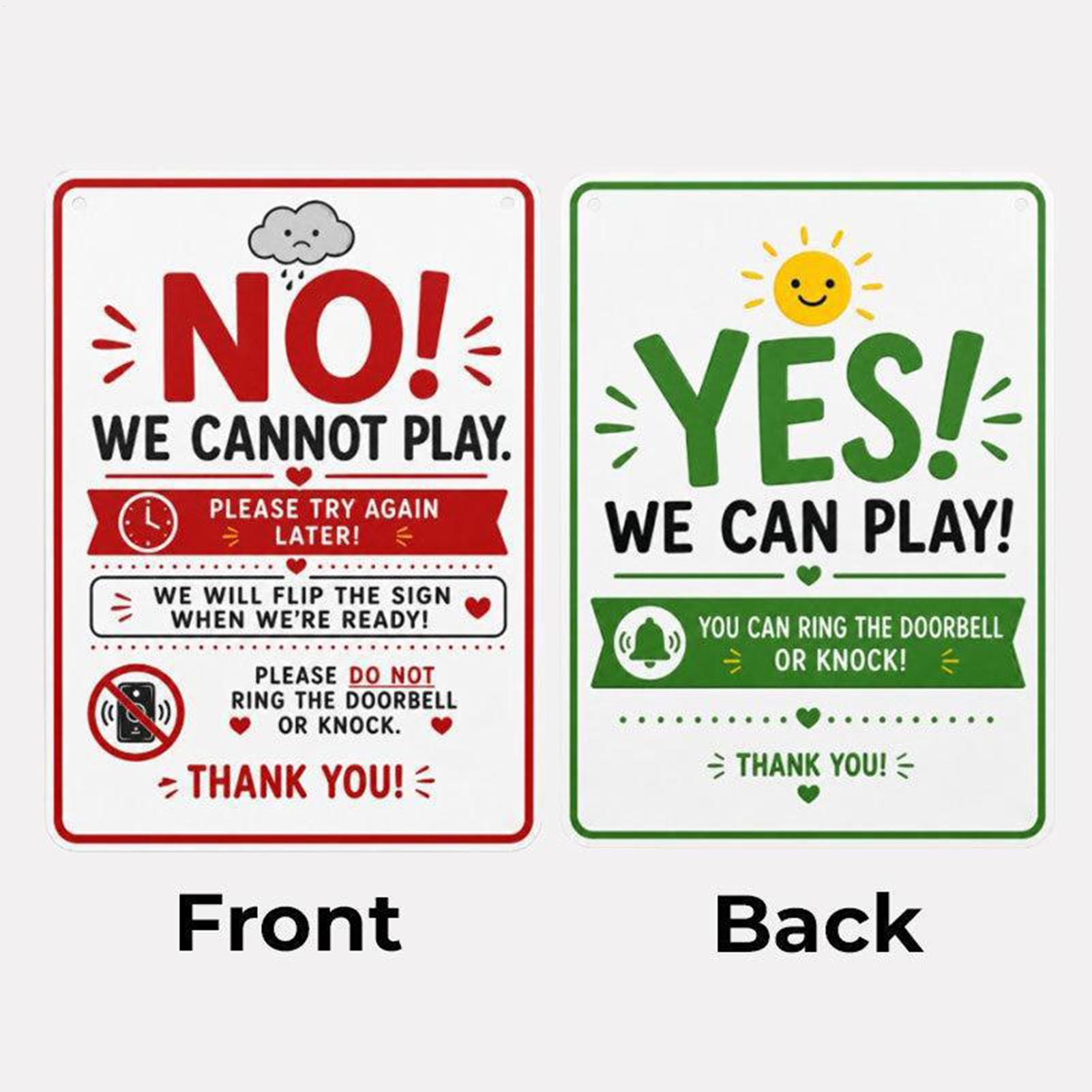 Door Hanger Metal Double Sided - Kids Outdoor Garden 评论和价格