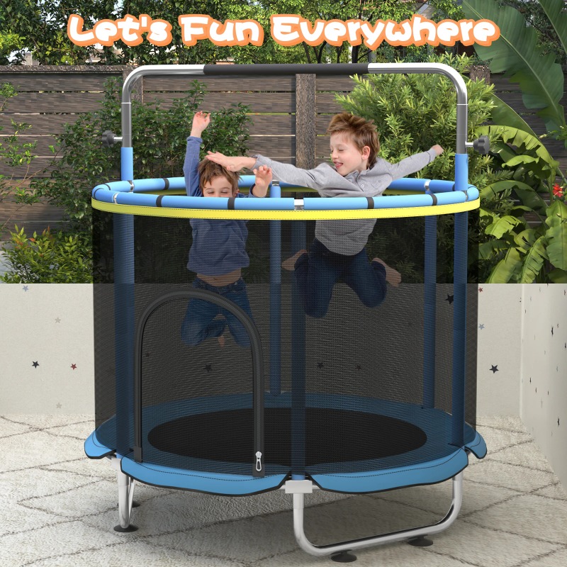 5FT Toddler Trampoline 8-in-1  - Kids Outdoor Hammock 评论和价格