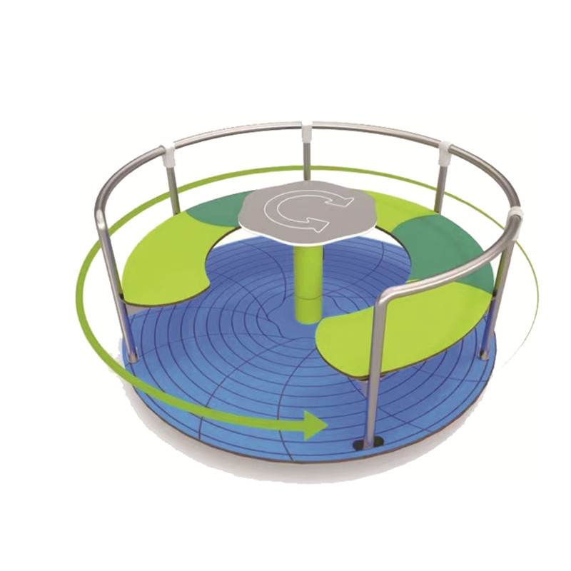 Outdoor Playground Wooden Caro - Kids Outdoor Merry Go Round 评论和价格