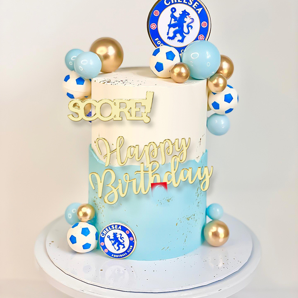 1set Gold Acrylic Happy Birthd - Kids Outdoor Merry Go Round 评论和价格