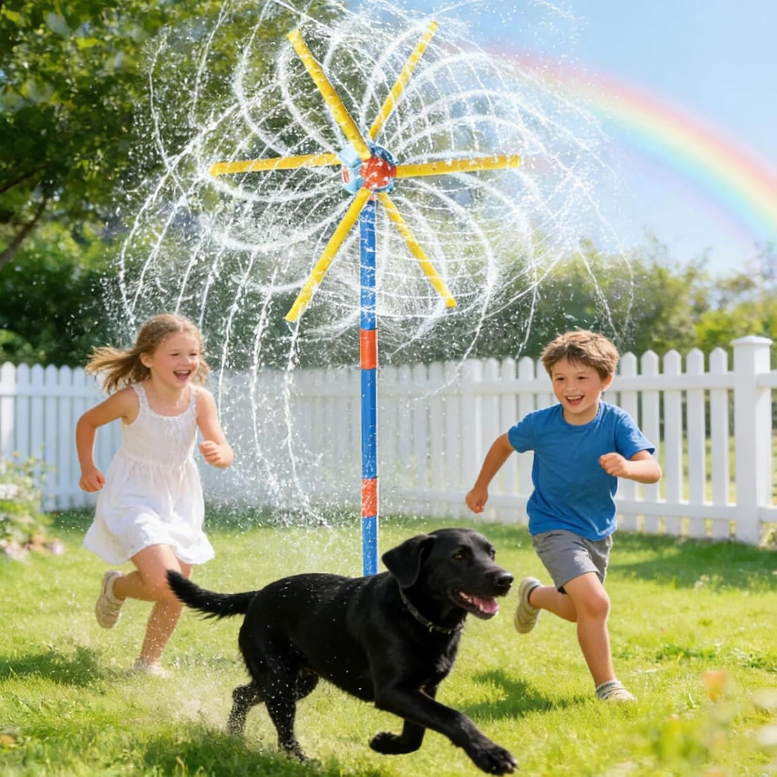 Kids Sprinkler Windmill Fun Sp - Kids Outdoor Garden Set 评论和价格