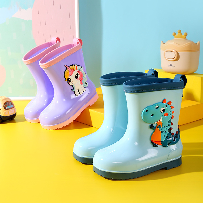 Rainy day boy girl cartoon din - Kids Outdoor Garden 评论和价格