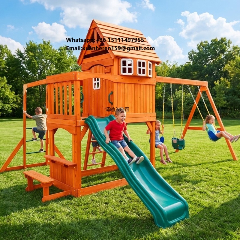 Large Outdoor Amusement Equipm - Kids Outdoor Garden Set 评论和价格