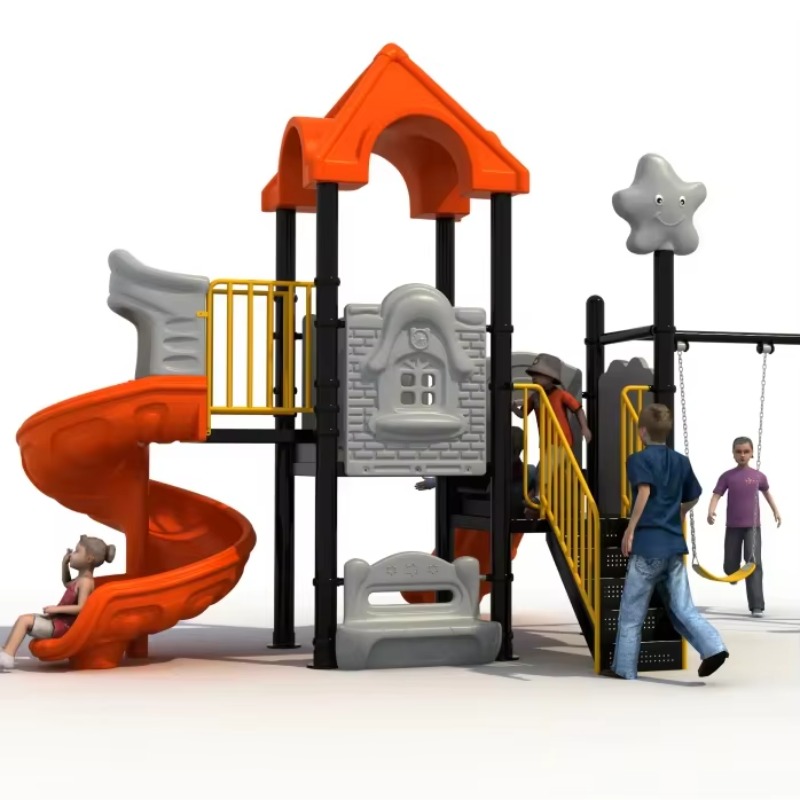 Outdoor Steel Plastic Swing Se - Kids Outdoor Garden Set 评论和价格