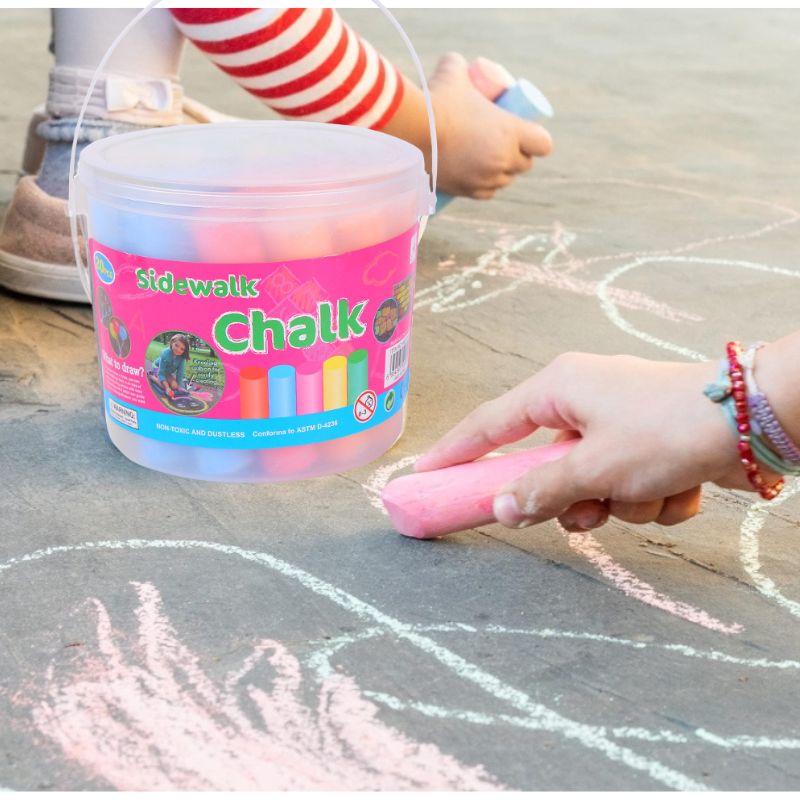 Washable Jumbo Sidewalk Colors - Kids Outdoor Chalkboard 评论和价格