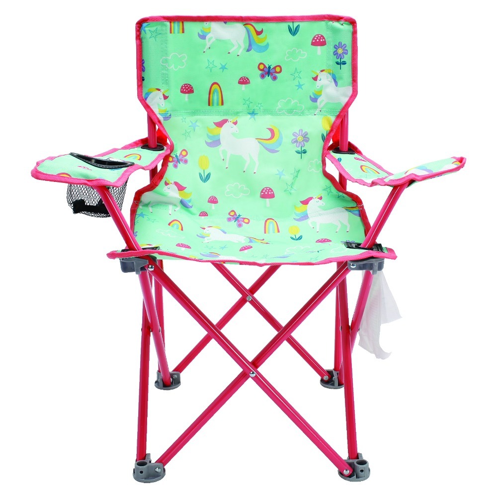 Portable Kids Folding Camping  - Kids Unicorn Outdoor Chair 评论和价格