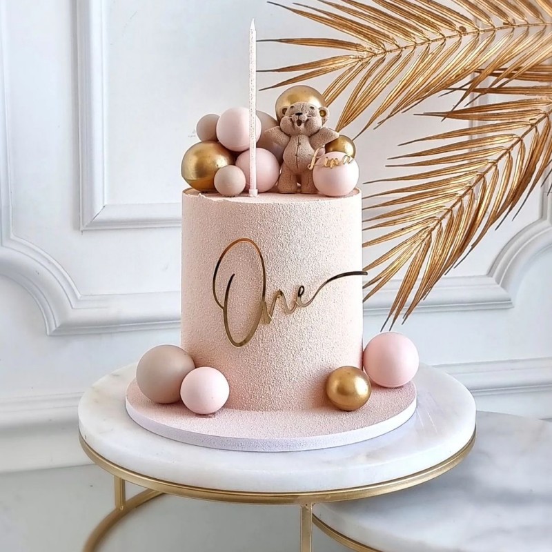 Acrylic Gold Letter One Cake T - Kids Outdoor Merry Go Round 评论和价格