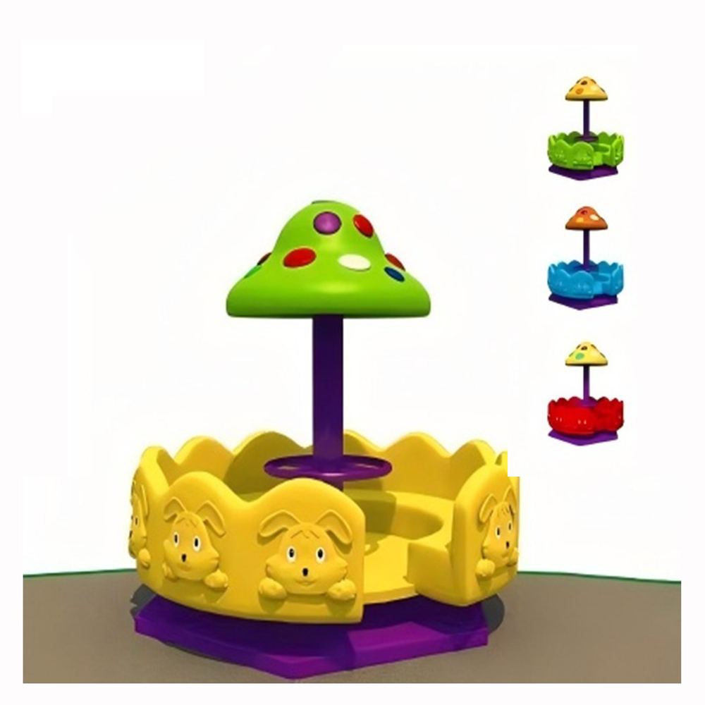 Kids Outdoor Cute Style Plasti - Kids Outdoor Merry Go Round 评论和价格