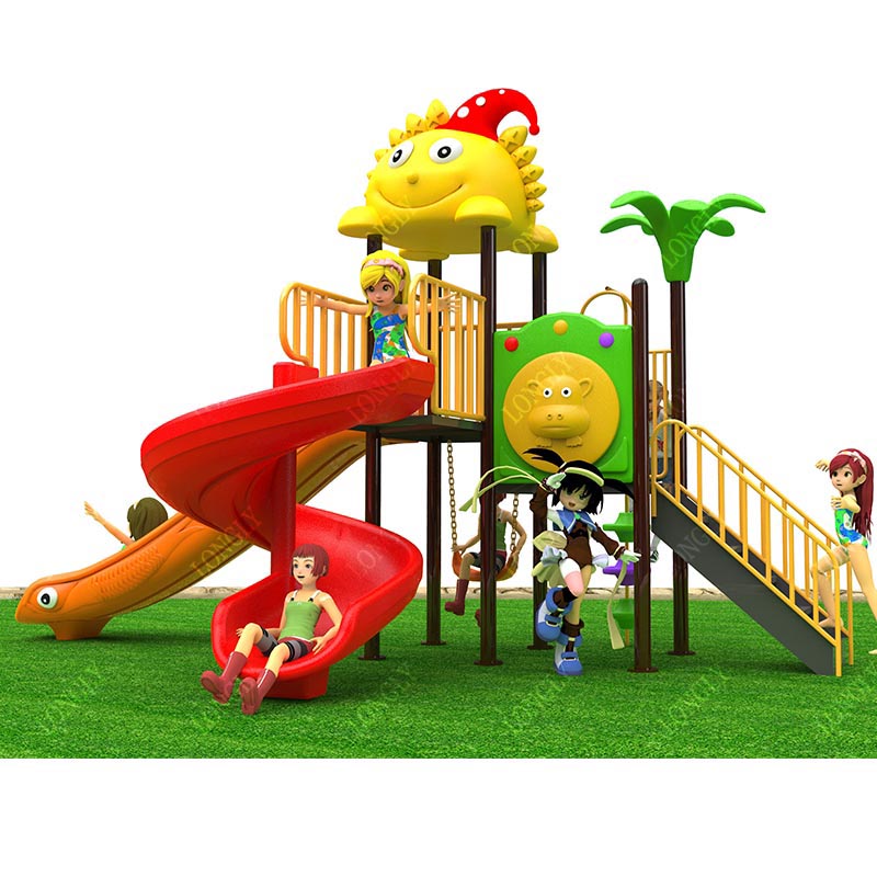 Commercial Plastic Slide 450x2 - Kids Outdoor Garden 评论和价格