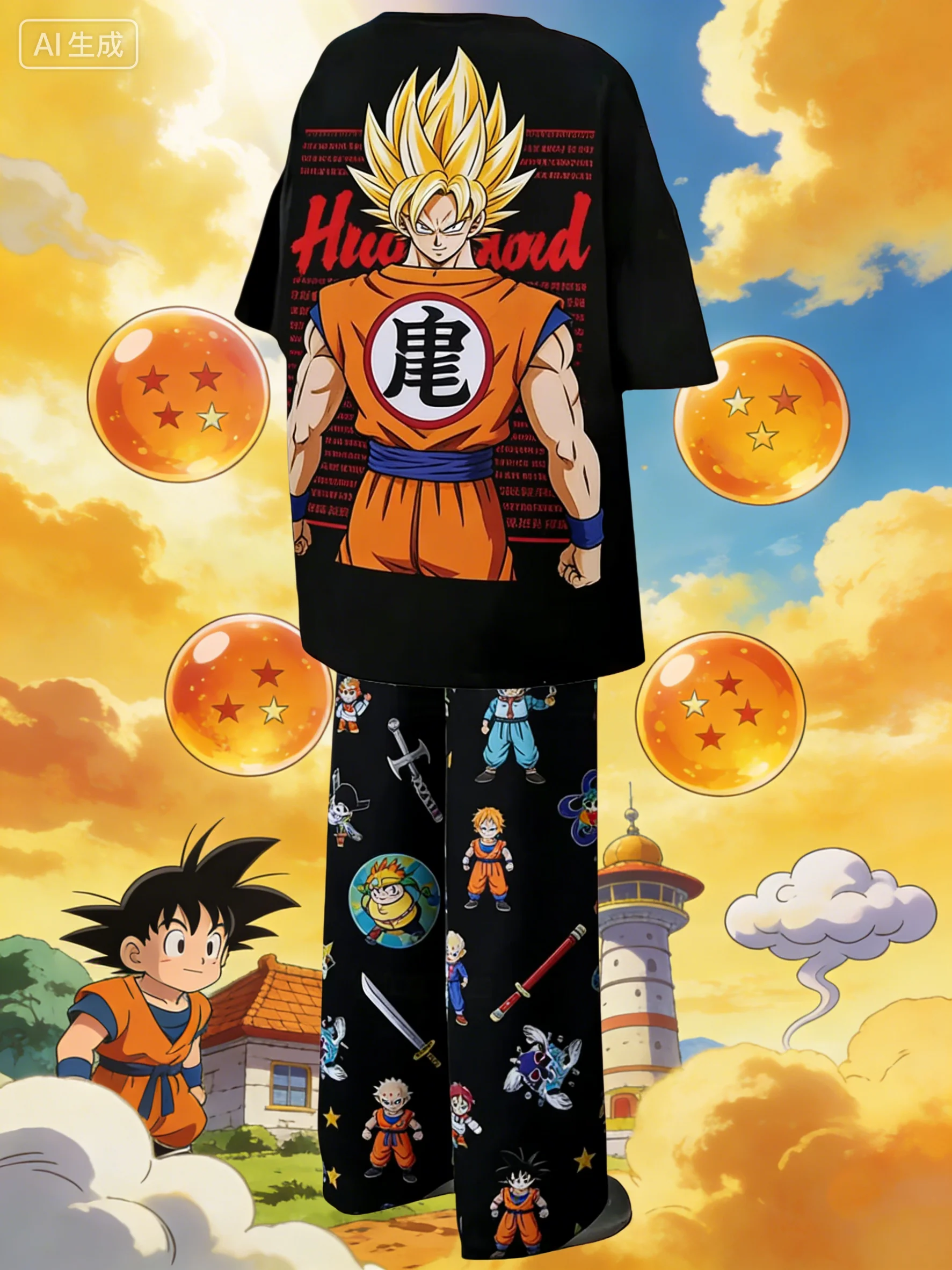 Dragon Ball Z Goku Graphic Paj - Tee Ball Set 评论和价格