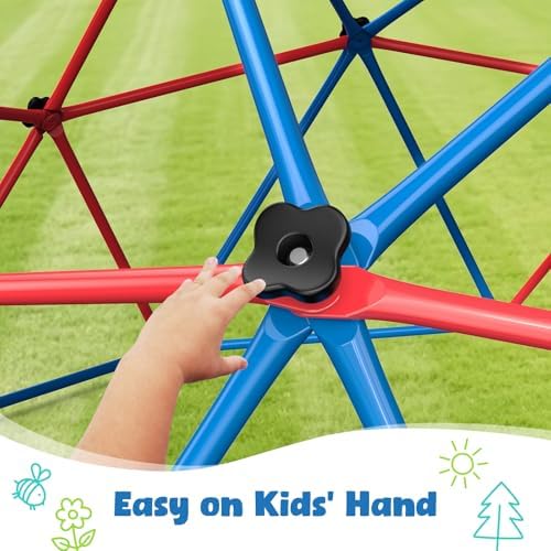 Clim Dome Swing Set with LED S - Kids Outdoor Jungle Gym Dome 评论和价格