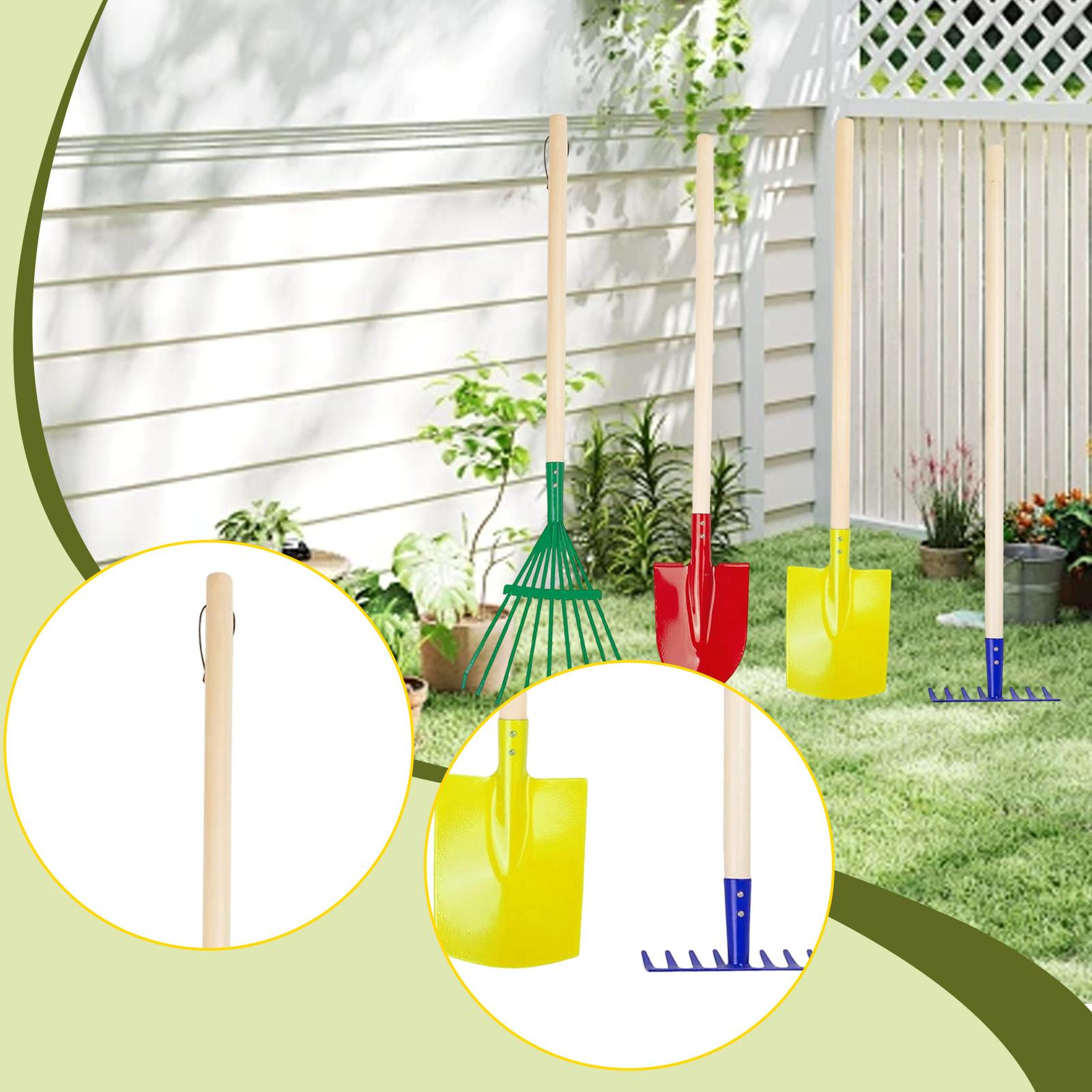 4Pcs Kids Garden Tool Set Meta - Kids Outdoor Garden Set 评论和价格