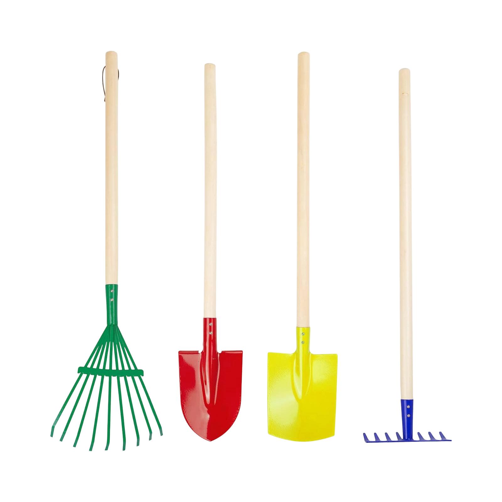 4Pcs Kids Garden Tool Set Meta - Kids Outdoor Garden Set 评论和价格