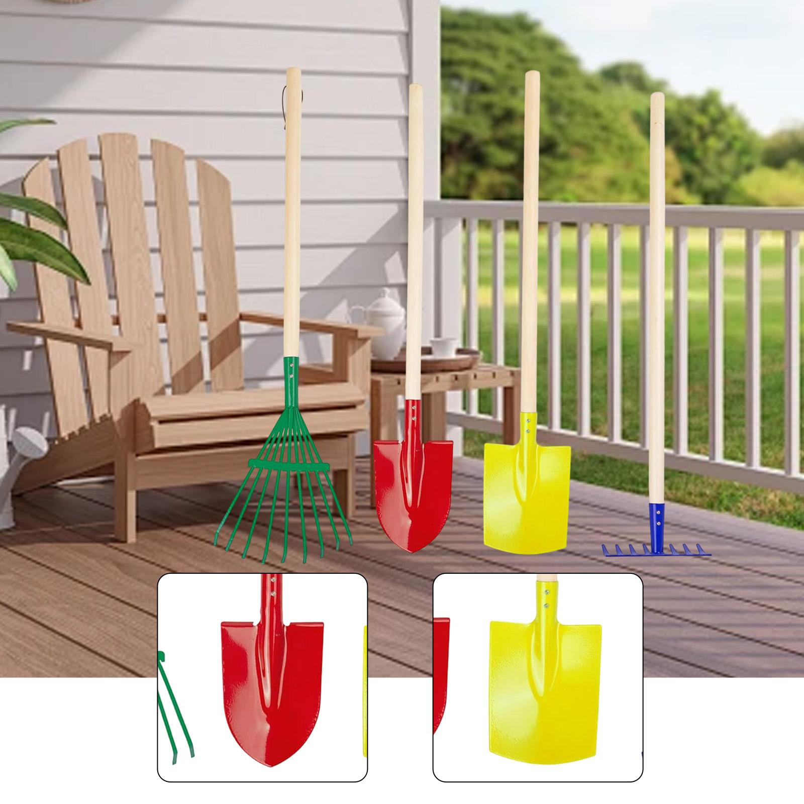 4Pcs Kids Garden Tool Set Meta - Kids Outdoor Garden Set 评论和价格