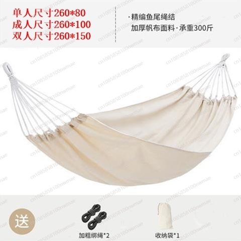 Double canvas stickless single - Kids Outdoor Hammock 评论和价格