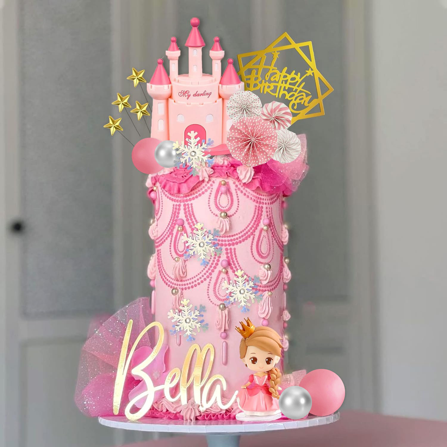 Princess Cake Topper Castle Ca - Kids Outdoor Merry Go Round 评论和价格