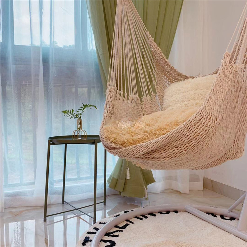 Nordic Style White Hammock Swi - Kids Outdoor Hammock 评论和价格