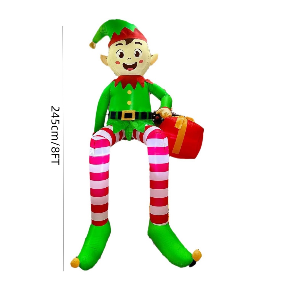 8FT Christmas Inflatables Sitt - Kids Outdoor Garden 评论和价格