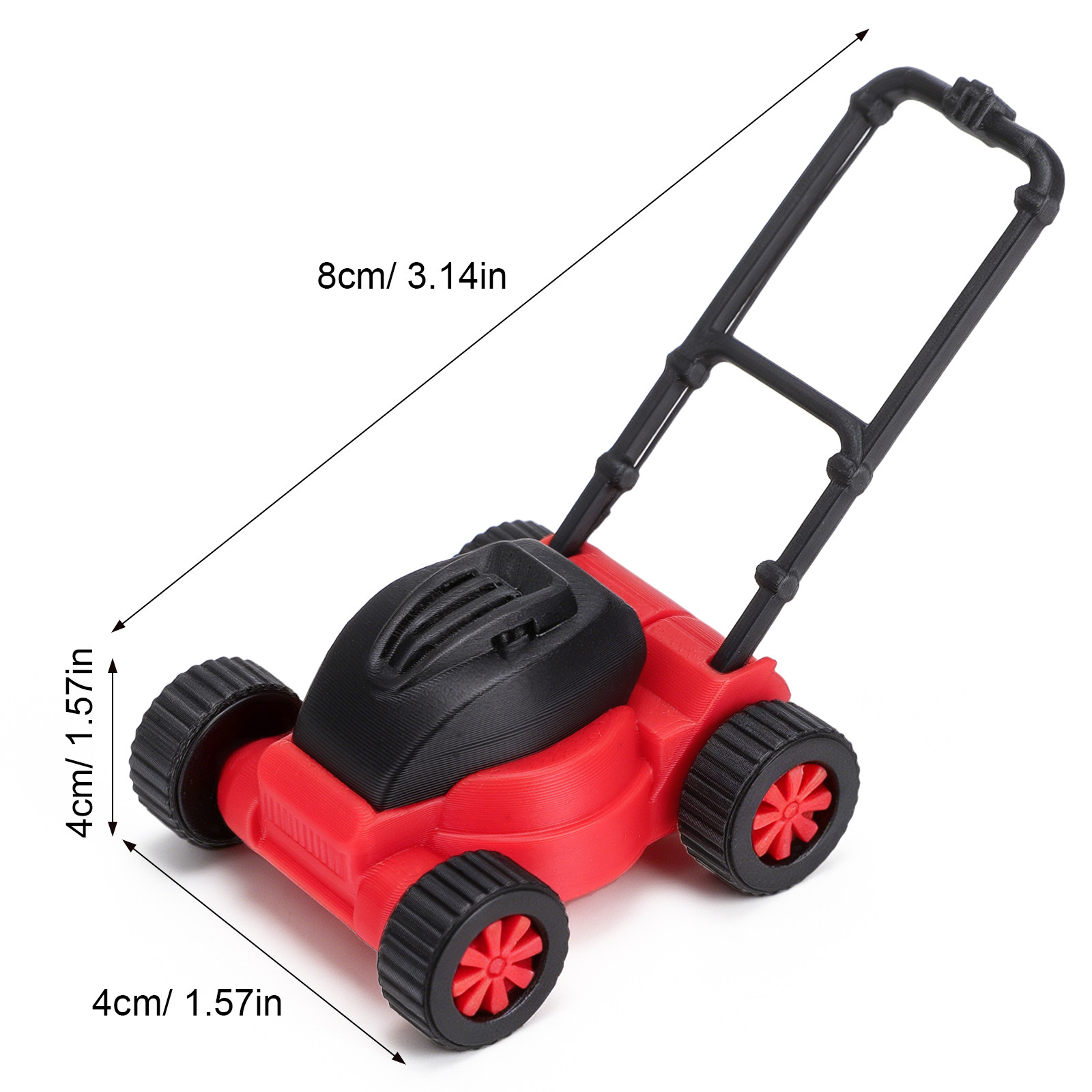 Dollhouse Mini Lawn Mower 1:18 - Kids Outdoor Garden Set 评论和价格