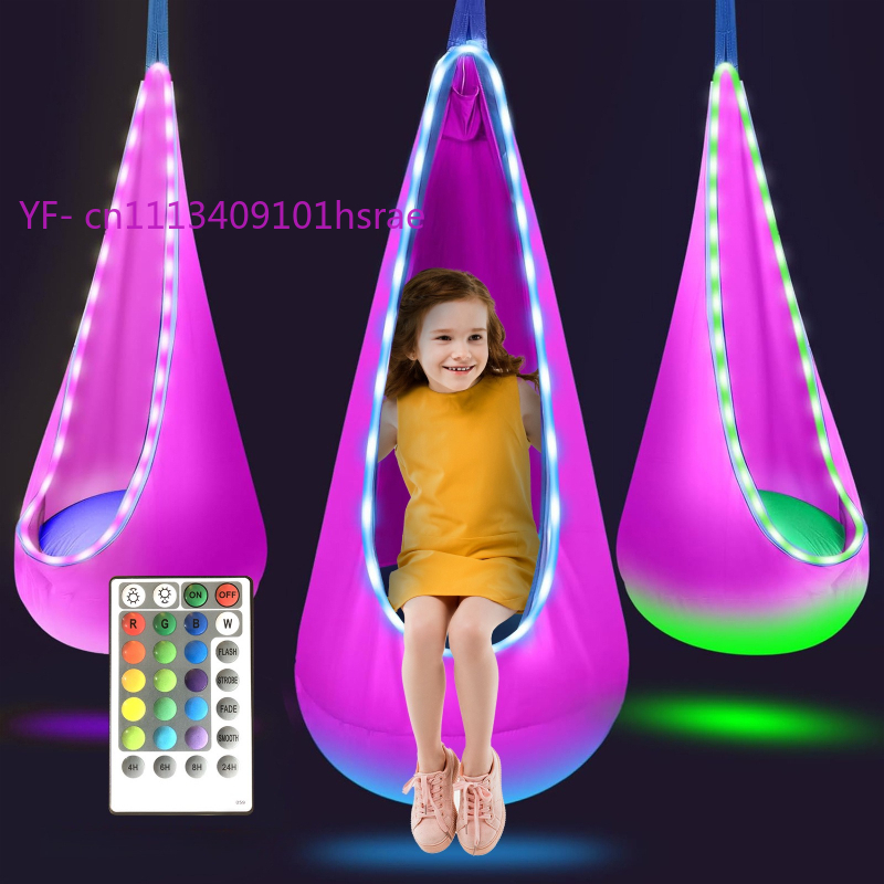 Glowing LED Inflatable Hammock - Kids Outdoor Hammock 评论和价格