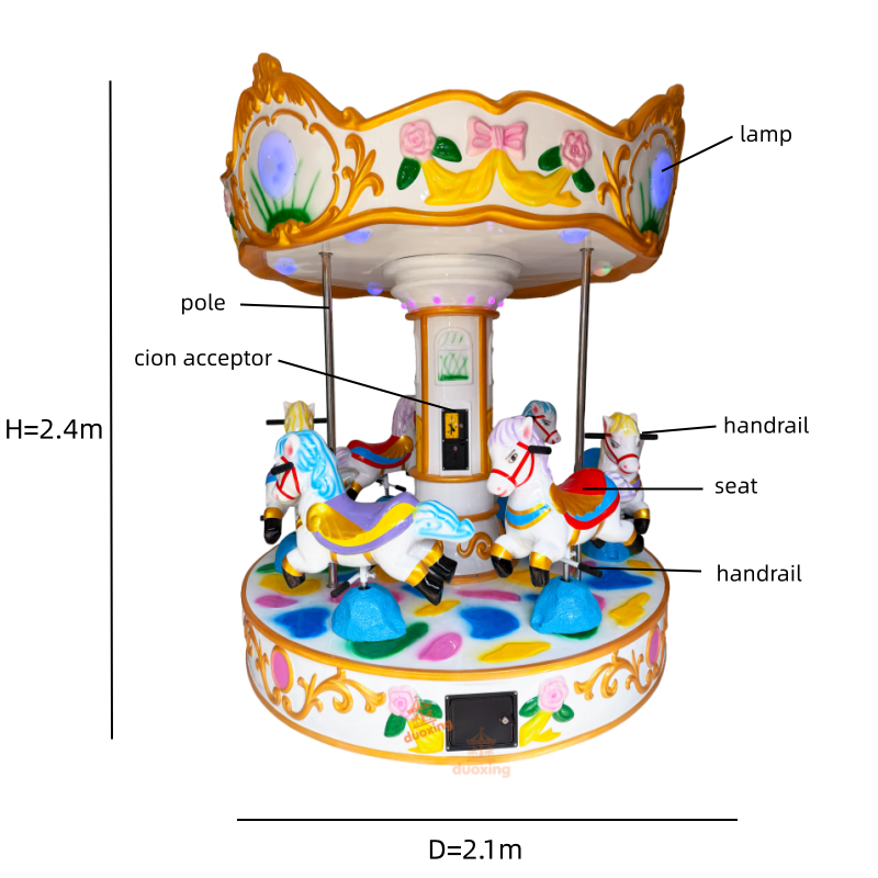 Electric Merry-Go-Round for Ki - Kids Outdoor Merry Go Round 评论和价格