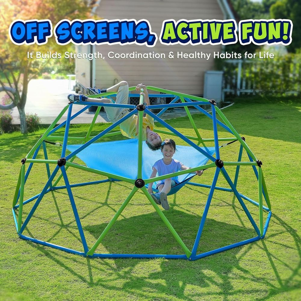 Zupapa10T ClimDome with Hammoc - Kids Outdoor Jungle Gym Dome 评论和价格