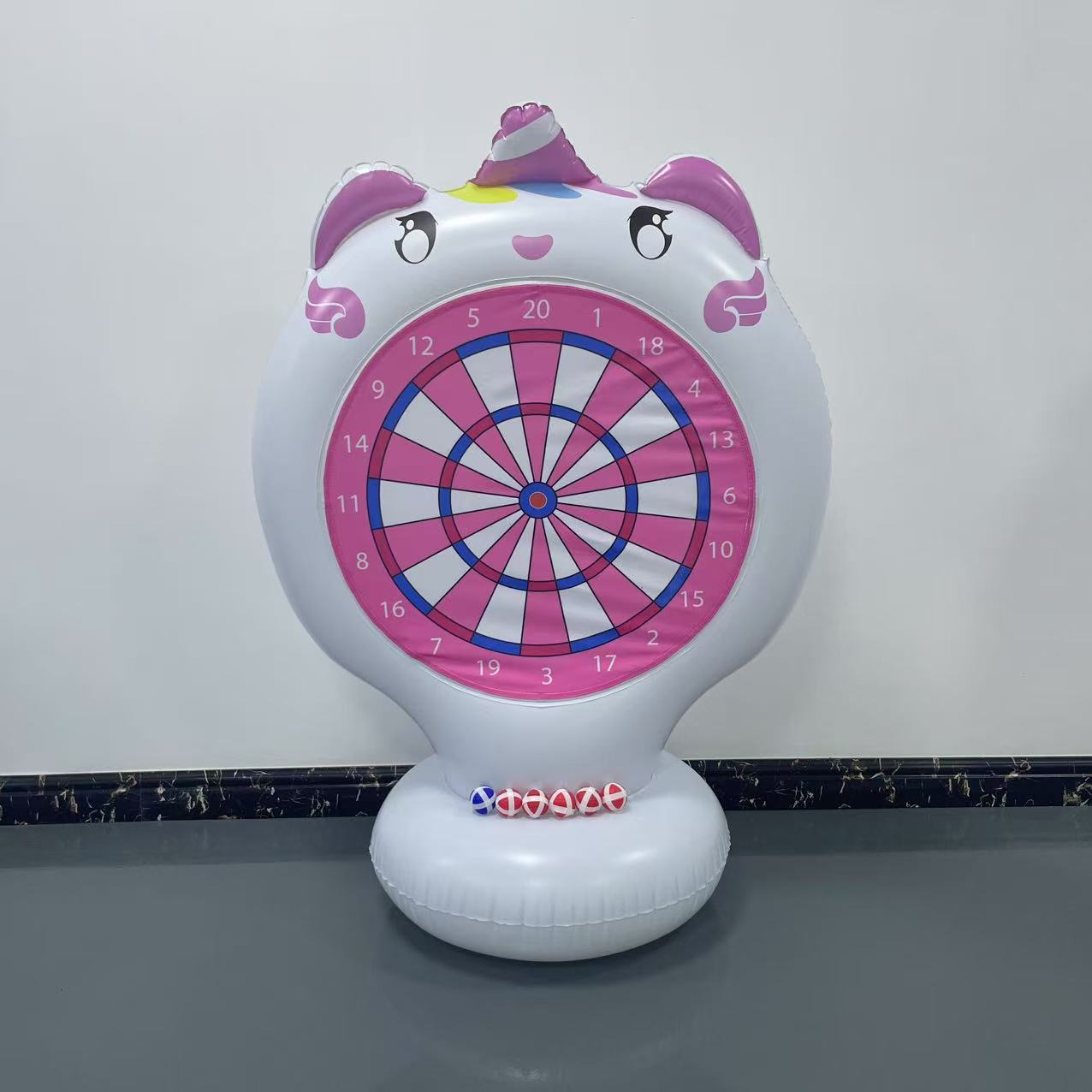 Inflatable Unicorn Throwing Ga - Kids Outdoor Garden 评论和价格