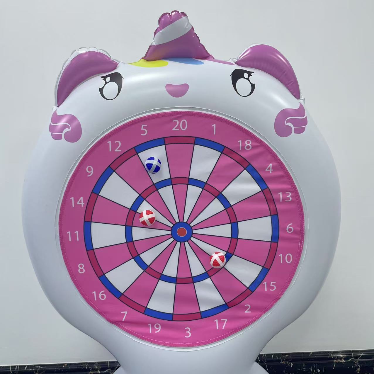 Inflatable Unicorn Throwing Ga - Kids Outdoor Garden 评论和价格